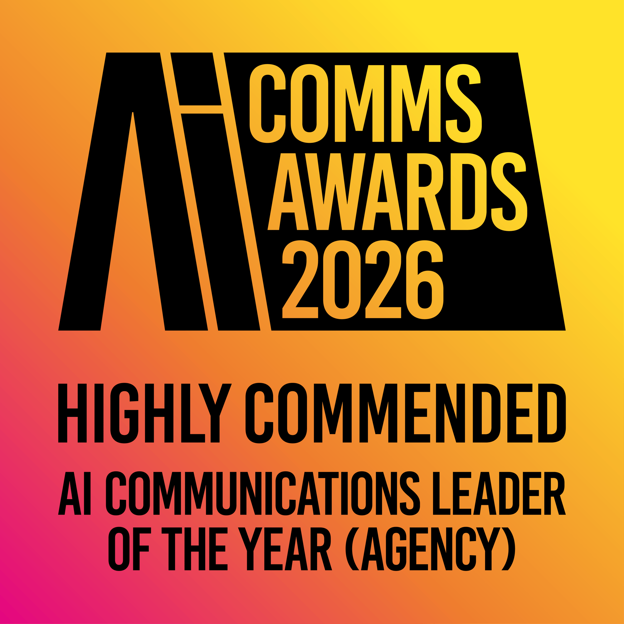 AI Comms 2026_Winner_HC_AI Comms Leasder_Agency