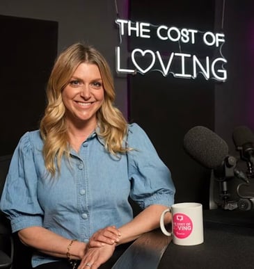 The host of the Cost Of Loving podcast