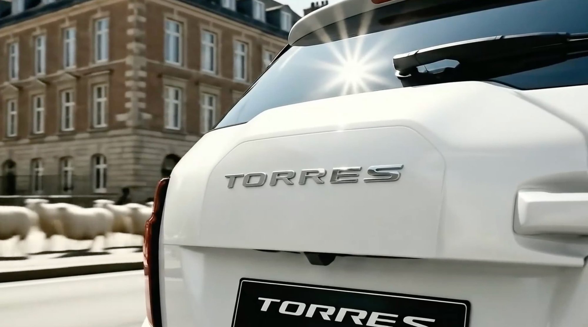 KGM White car