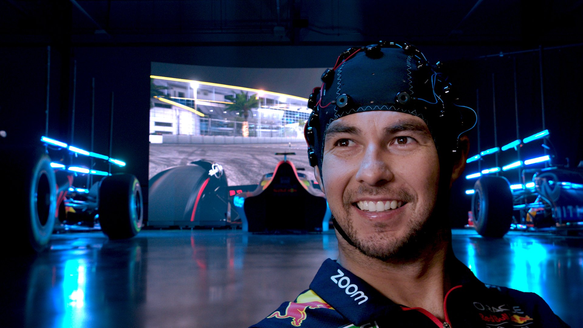 Thumbail - scanning the brain of Checo Perez.